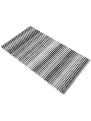 Exclusive Saray Dijital Halı Shari Çizgili Gri