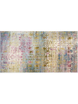 EXCLUSIVE Toprak Dijital Halı Essie Soyut Renkli 80 x 120 cm