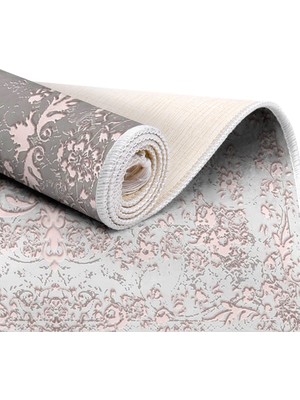 Exclusive Saray Dijital Halı Saçaklı Lynda Klasik Çok Renkli