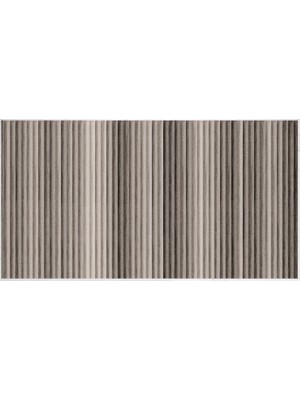 EXCLUSIVE Toprak Dijital Halı Shari Çizgili Kahve 80 x 120 cm