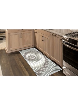 Colorix Kaymaz Deri Taban Tezgah Önü Mutfak Paspası 75 x 150 cm No: 419