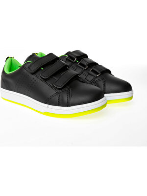 Cool Kız Çocuk Spor Ayakkabı 19K25 Cool Filet Siyah - Sarı 31 - 35