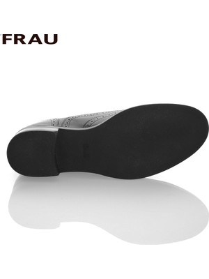 Frau Siyah Kadın Oxford / Ayakkabı 98M5 Frau Seta Nero