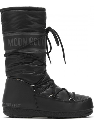 Moon Boot High Naylon Waterproof Black Kadın Kar Botu 2MONW2019019