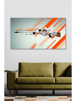 Hediyeler Kapında 90 x 130 Dekoratif Awp Duvar Kanvas Tablo