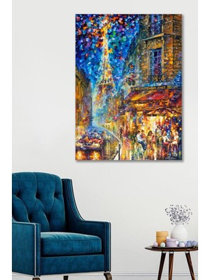 Hediyeler Kapında 50 x 70 Sokak Sanatsal Duvar Kanvas Tablo