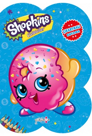 Sevimli Sekerler Shopkins Boyama Sayfasi