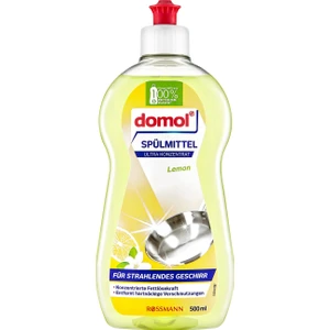 Bulaşık Deterjanı, Yağ Çözücü Limonlu, Konsantre, Elde Yıkama 500 ml
