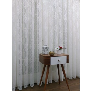 Esse Home Örme Desenli Tül Perde Yüksek Gramajlı 100 x 250 Normal Pile 1/2.5
