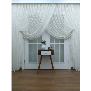 Esse Home Özel Örme Dokulu Kruvaze Tül Perde 450 x 260 Kravuze 1/4