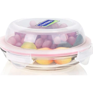Yuvarlak Plus Cam Saklama Kabı 350 ml