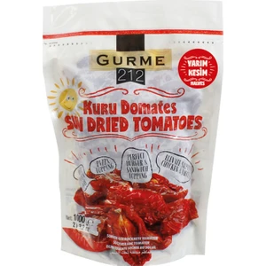Gurme212 Naturel Güneşte Kurutulmuş Domates ‐ Yemeğe Hazır ‐ Yarım Kesim 1000 gr