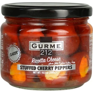 Gurme212 - Ricotta Dolgulu Kiraz Biber / 300 ml