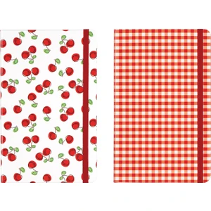 Matt Notebook Lastikli Çizgili Defter 13 x 21 cm 2'li