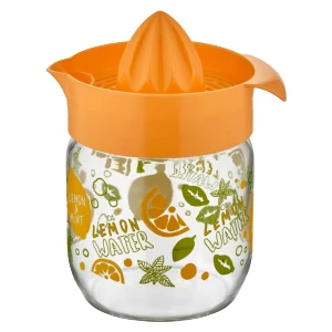 Qlux Ideas Fresia Desenli Cam Limon Sıkacağı