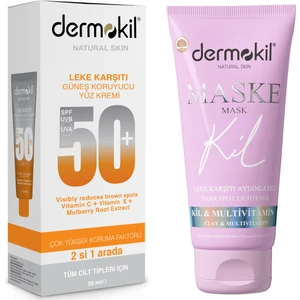 Leke Karşıtı Güneş Krem ve Leke Maske 2'li Set