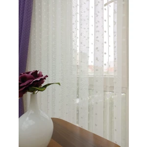 Esse Home Puantiyeli Dantel Tül Perde 100 x 260 Normal Pile 1/2.5