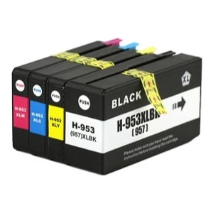 Photo Print HP Officejet Pro 7730 Muadil Kartuş Seti 4 Renk HP 953 Xl
