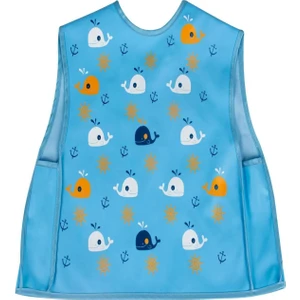 Sevi Bebe Körüklü Giymeli Önlük - Balina