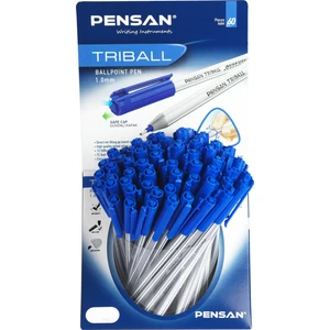 PENSAN TÜKENMEZ TRIBALL 1MM MAVİ 60 LI 01003