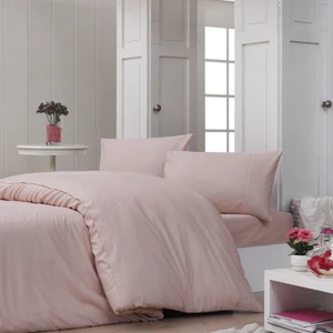 Menderes Home Simple Pembe Ranforce Tek Kişilik Nevresim Takımı