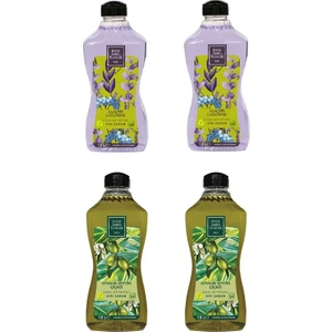 Eyüp Sabri Tuncer Sıvı Sabun Seti - Ayvalık Zeytin Çiçeği 2 Adet +  Alaçatı Lavantası 2 Adet