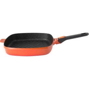 Gem Çıkarılabilir Saplı Stay Cool Izgara Tava Turuncu 28 Cm