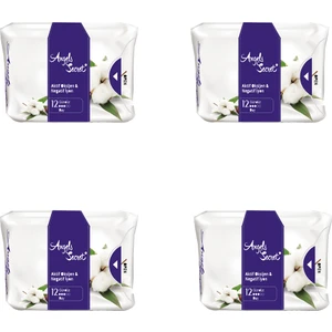 Angels Secret Gündüz 48 Adet Pamuk Yüzey Hijyenik Ped - 4'lü Paket