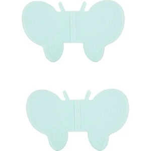 Silikon Mint 2'li Kelebek Şekilli Tutacak Seti 11 x 7 x 2.8 cm