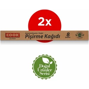 Doğal Pişirme Kağıdı 37 cm  x  8 M 2'li Paket
