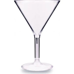 Polikarbon Premium Kırılmaz Martini Bardağı 280 ml Rubikap