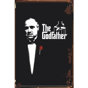 Hayat Poster The Godfather Baba Sinema Retro Vintage Ahşap Poster