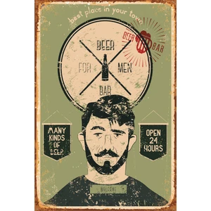 Hayat Poster Bar Retro Vintage Ahşap Poster