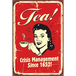 Hayat Poster Tea Çay Retro Vintage Ahşap Poster