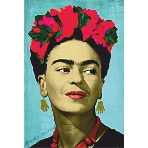 Hayat Poster Frida Kahlo Retro Vintage Ahşap Poster