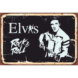Hayat Poster Elvis Presley Retro Vintage Ahşap Poster