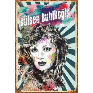Hayat Poster Gülşen Bubikoğlu Yeşilçam Retro Vintage Ahşap Poster