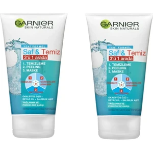Saf &temiz 3'ü 1 Arada Yağlanma ve Pürüzlere Karşı Temizleme Jeli 150 ml x 2 Adet