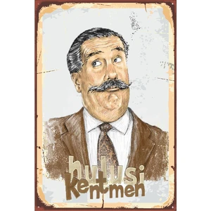 Hayat Poster Hulusi Kentmen Yeşilçam Retro Vintage Ahşap Poster