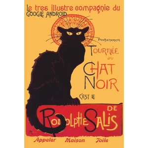Hayat Poster Paris Sirk Kedisi Retro Vintage Ahşap Poster