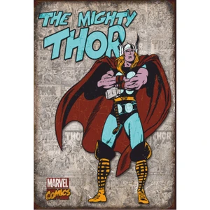 Hayat Poster Thor Marvel Retro Vintage Ahşap Poster
