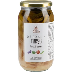 Yerlim Organik Karışık Sebze Turşusu 900 gr