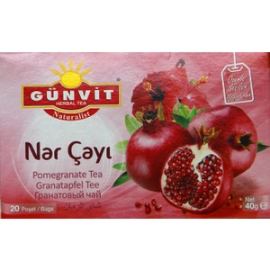 Günvit Naturalist  Nar Çayı 20'li Kutu