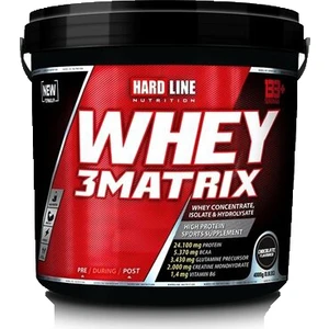 Hardline Whey 3 Matrix Protein Tozu 4000 gr Çikolata Aromalı
