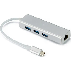 Type-C To 3x USB Hub ve Gigabit Ethernet Adaptör