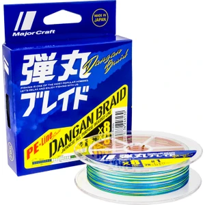 Major Craft Dangan Braid 8 x 300 m Multi Color İp Misina 0.16 mm