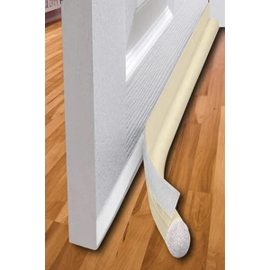 2 Adet Lüks Kapı Altı Rüzgar Önleyici Sünger Rüzgarlık 90 Cm Uzunluk Bahama Bej