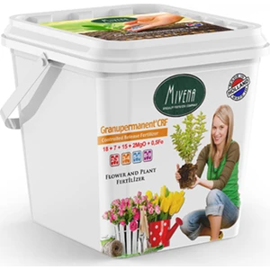 Mivena Granupermanent® 18-7-15 + 2Mgo + 0,5 Fe Bitki Ve Çiçek Bakım Gübresi