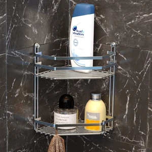 2 Katlı Banyo Rafı Krom Es075H