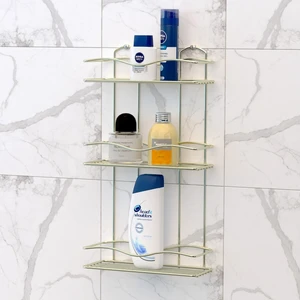 3 Katlı Banyo Rafı Altın Bk013